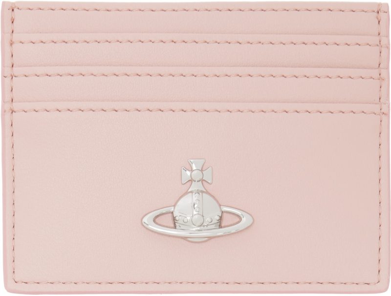 Pink Flat Card Holder 262314M163073