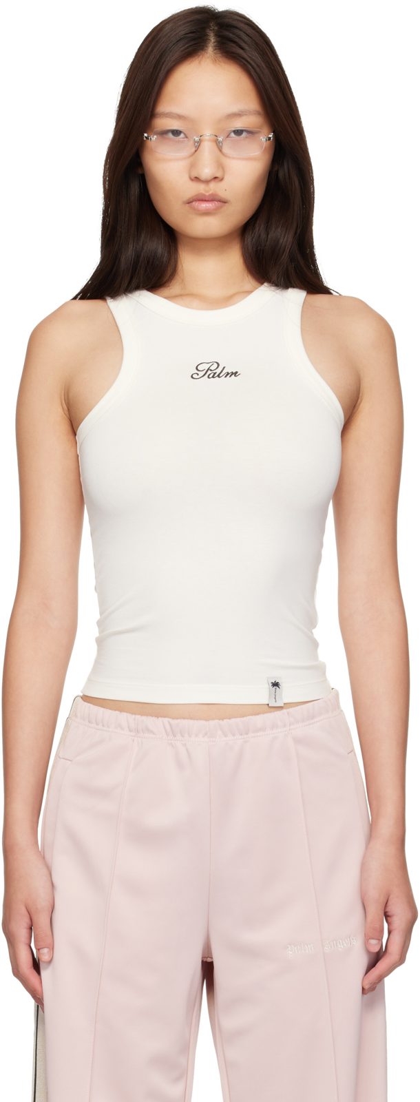 오프화이트 Palm Sway Fitted Tank Top 262695F111004