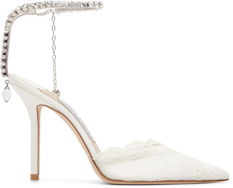 White Saeda 100 Heels 262528F122035