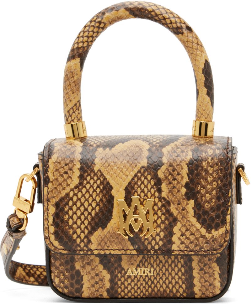 Brown Python Nano MA Bag 262886F046012