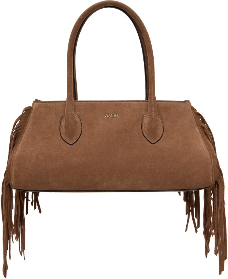 Brown Suede Fringe Honey 40 Shoulder Bag 262886F046010
