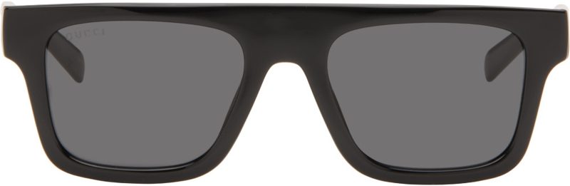 Black Square-Frame Sunglasses 262451M134038