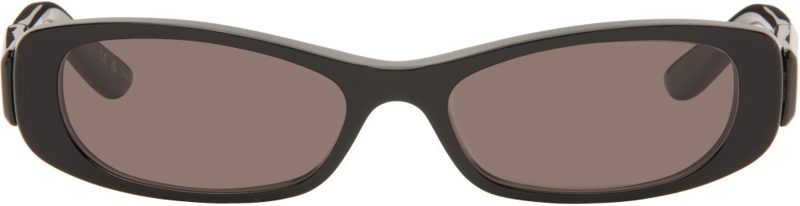 Black Rectangular Sunglasses 262342M134008