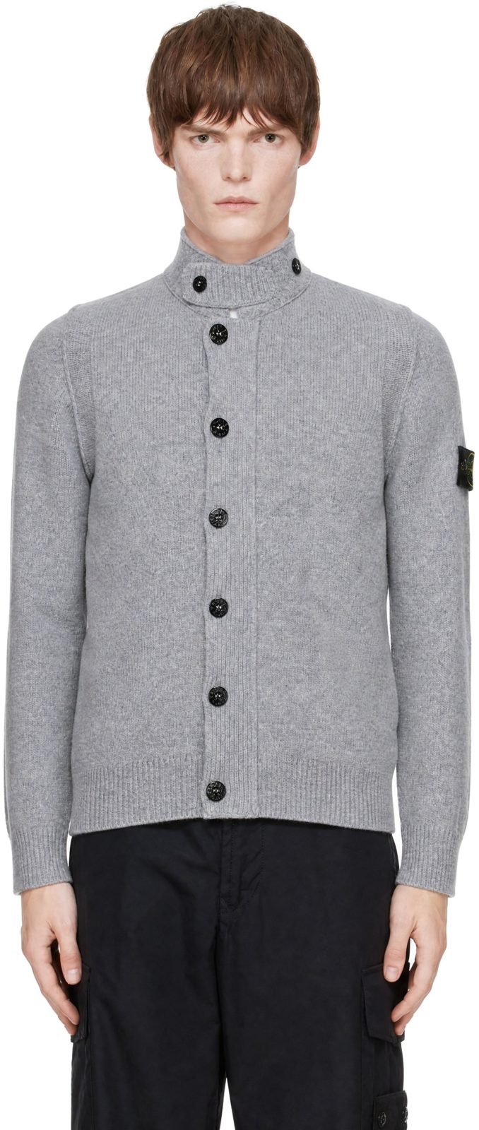 Gray 5100047 Lambswool Jacket 262828M200009