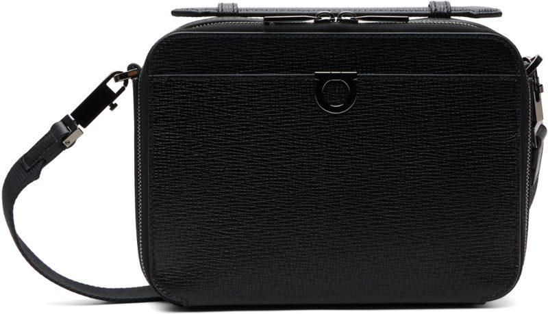 Black Gancini Crossbody Bag 262270M171001