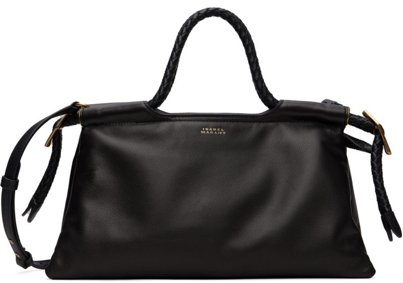 Black Pipa M Leather Bag 262600F046005