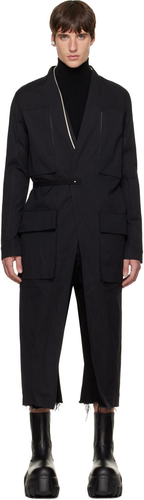 Black Tower Lab Coat 262232M176011