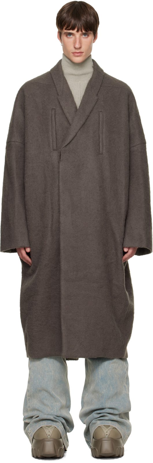 Gray Tower Poiret Coat 262232M176013