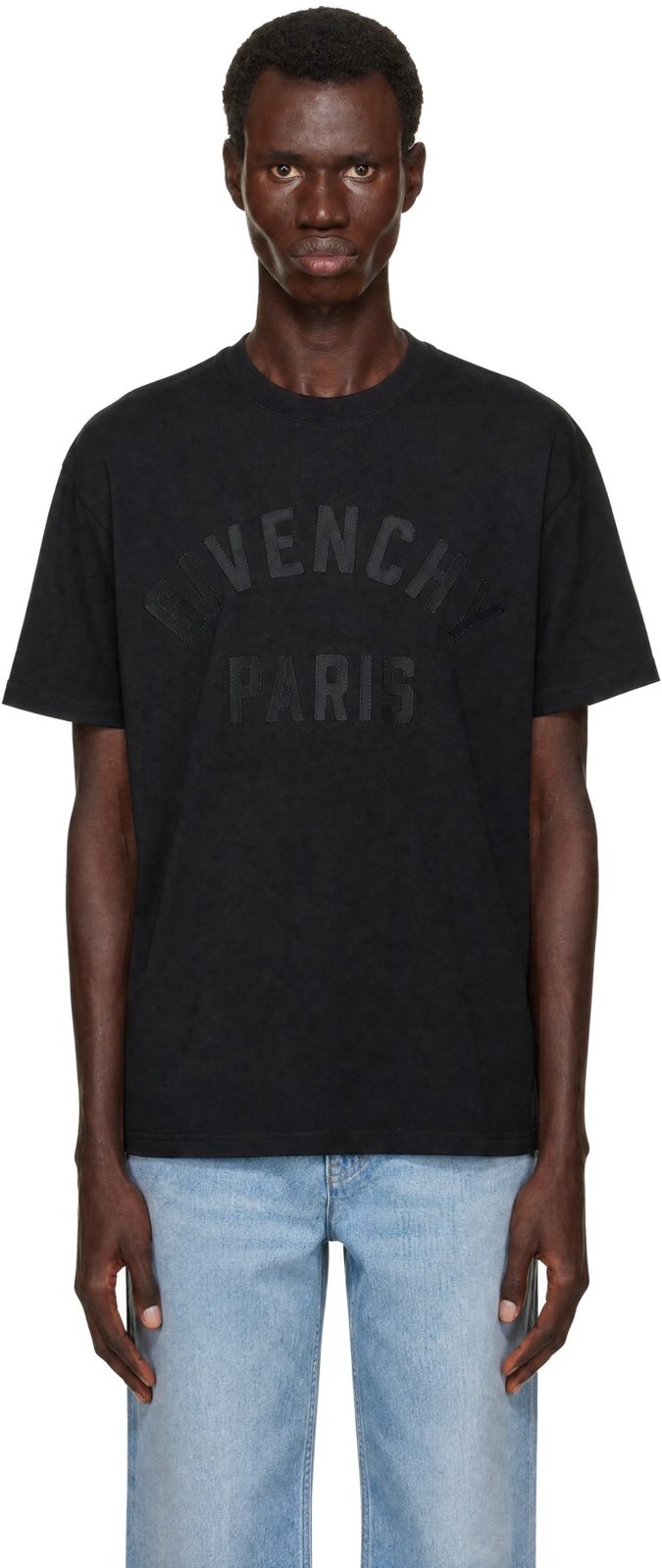 Black Regular Fit T-shirt 252278M213018