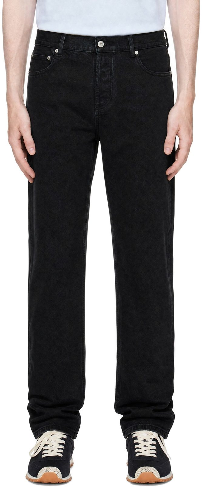 Black The wide de-Nimes Denim Jeans 252553M186001