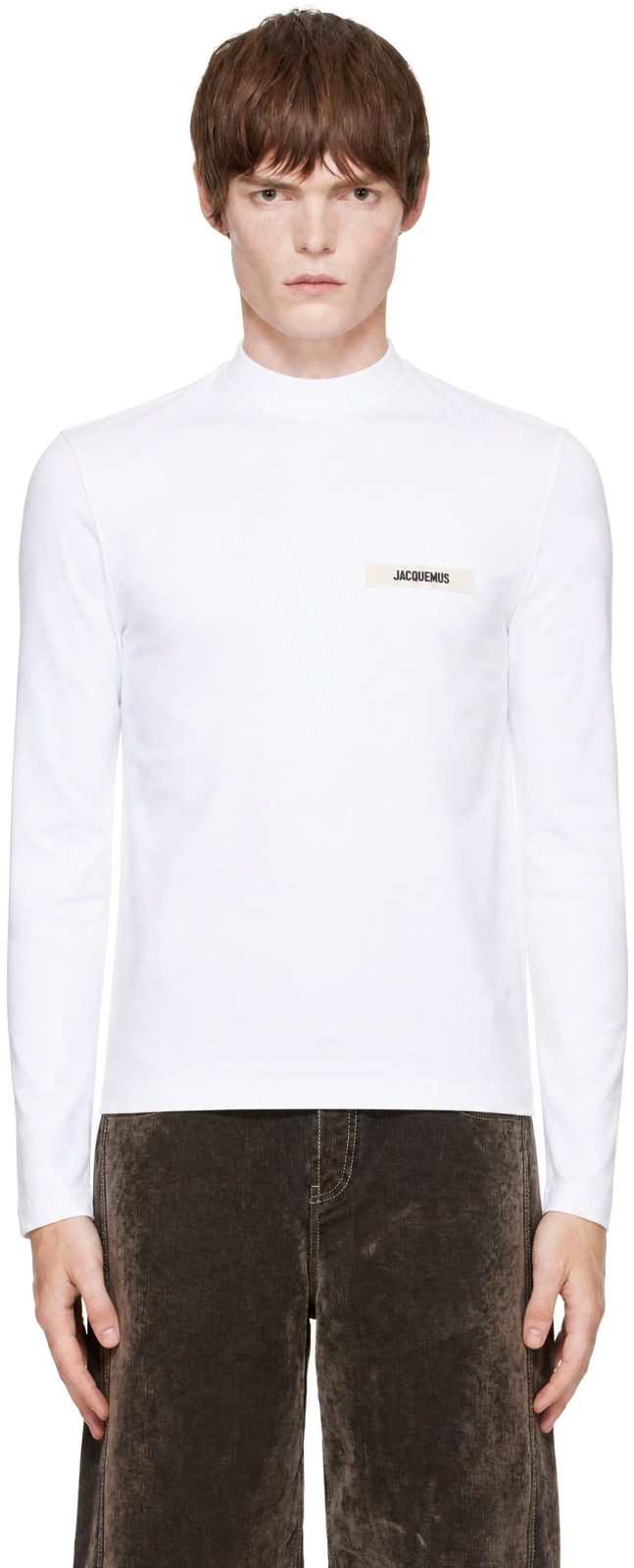 White The Gros Grain long-sleeve T-shirt 252553M213003