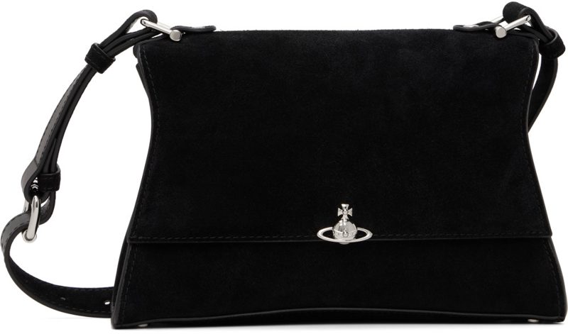 Black Bianca Small Shoulder Bag 262314F048069