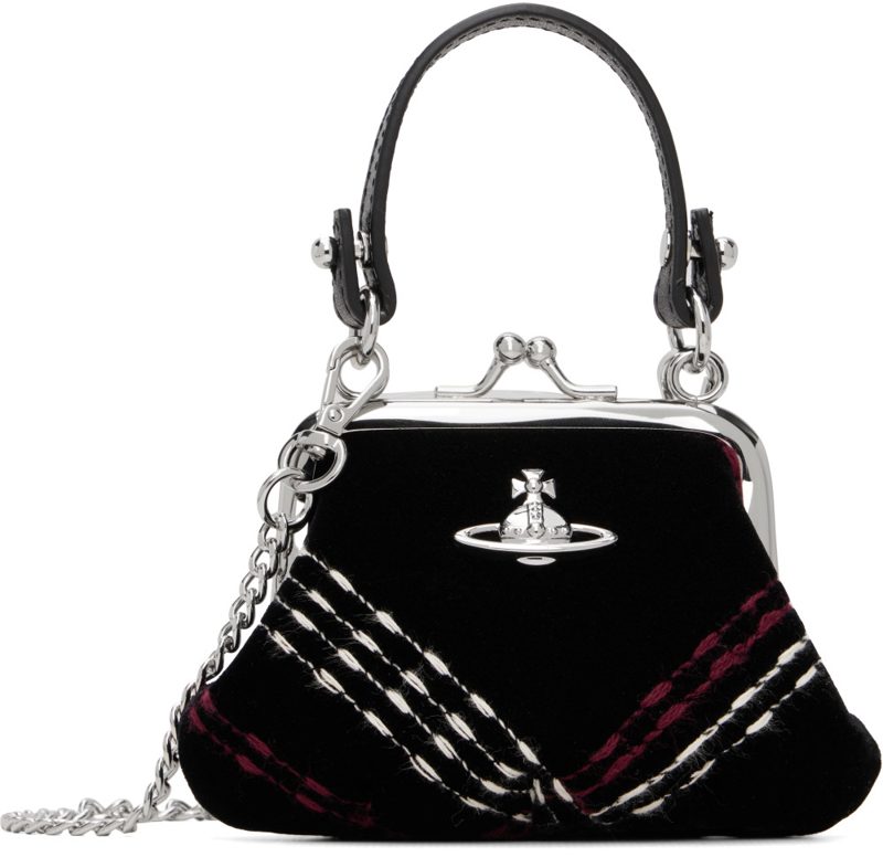 Black Mini Granny Frame Bag 262314F046023