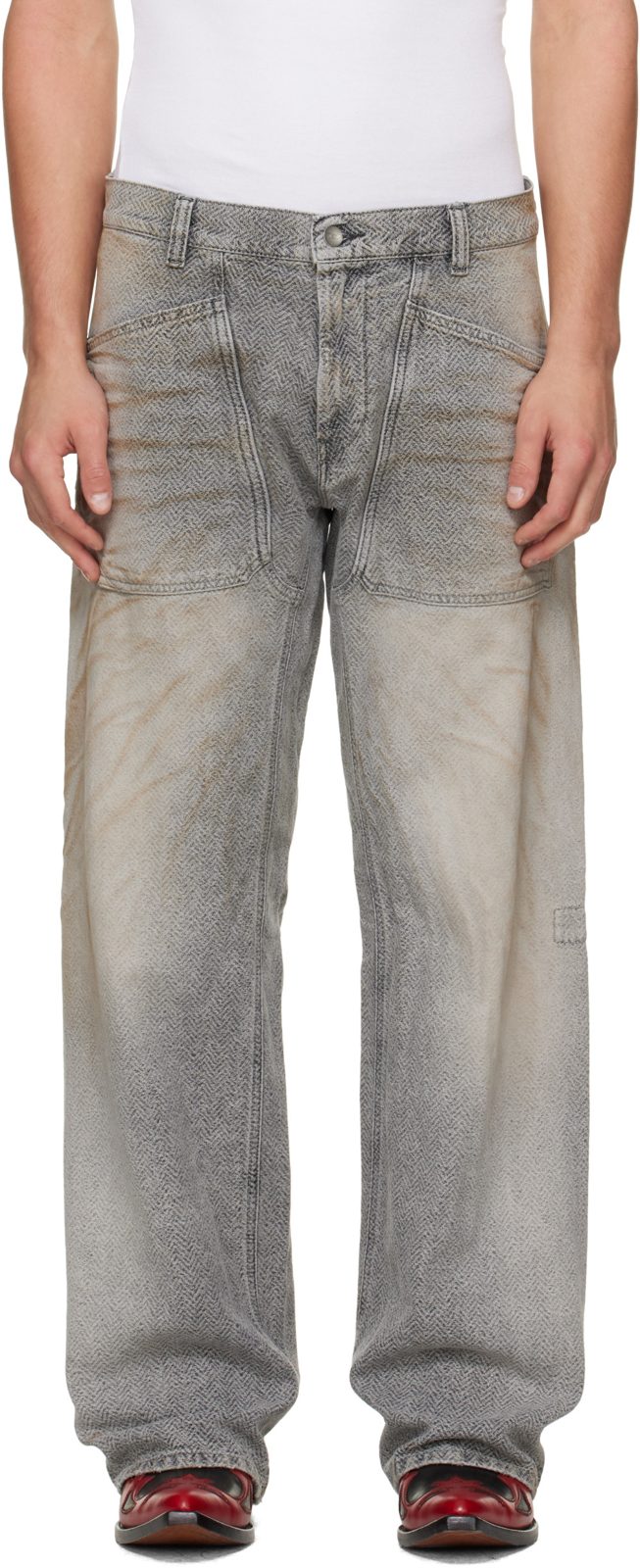 Gray D-Zeta Jeans 262001M186024