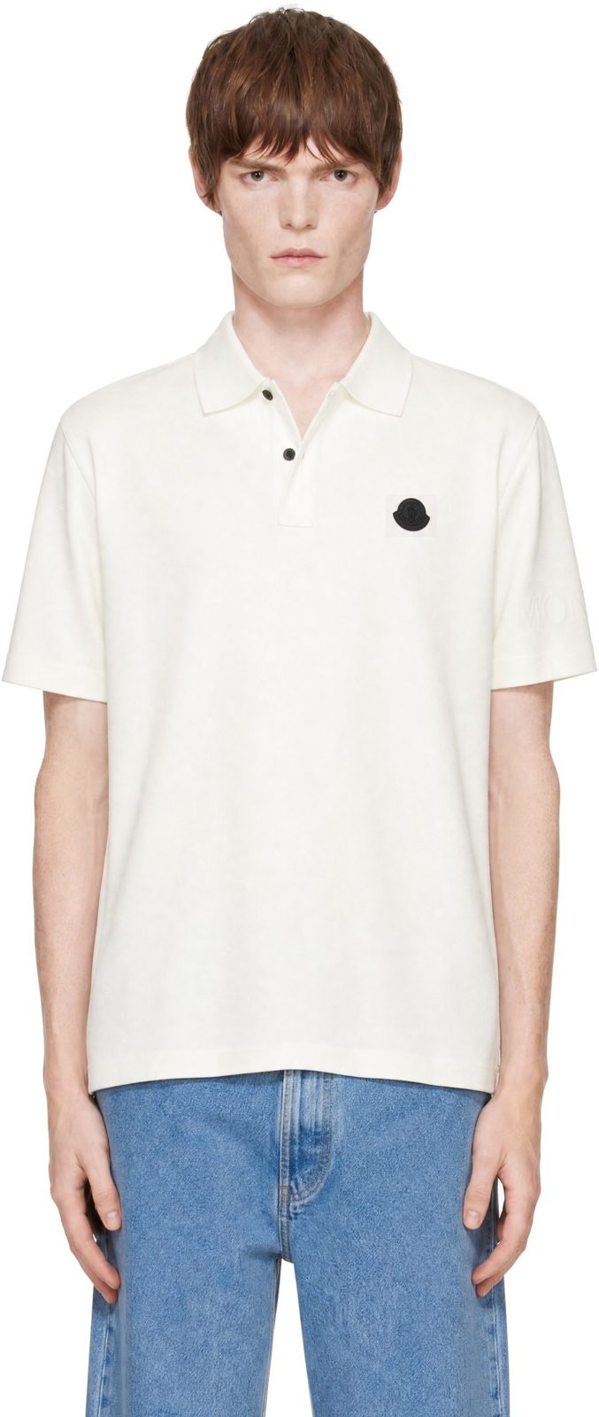 White Logo Polo 252111M212015
