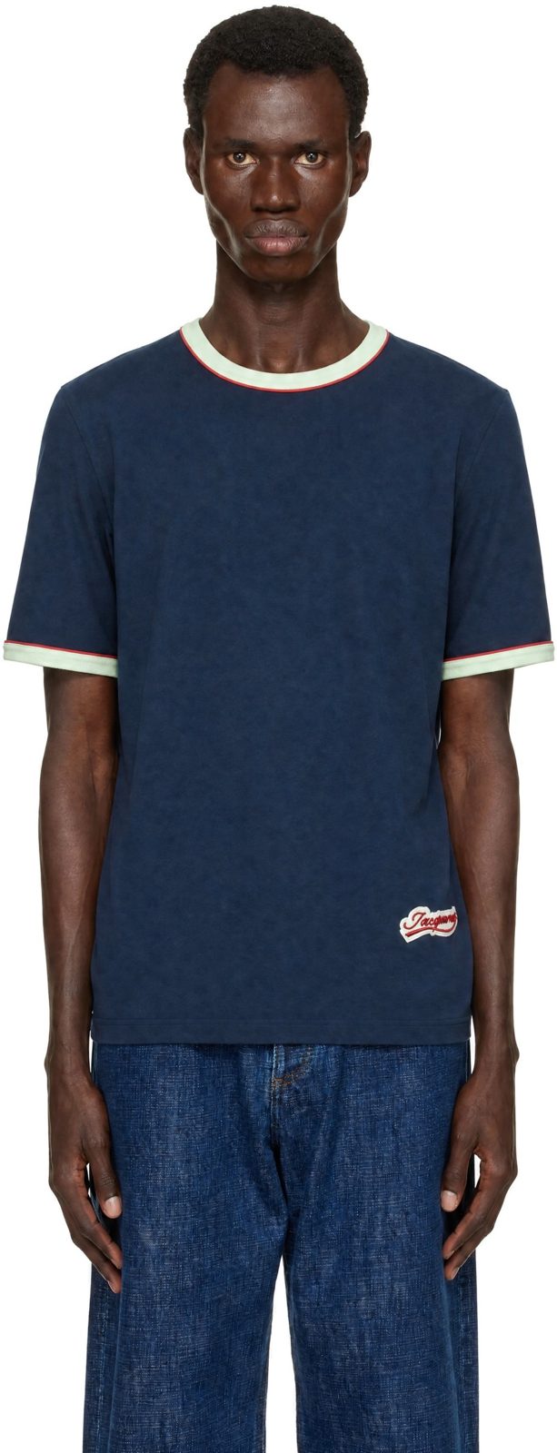 Navy The Gio T-shirt 252553M213016