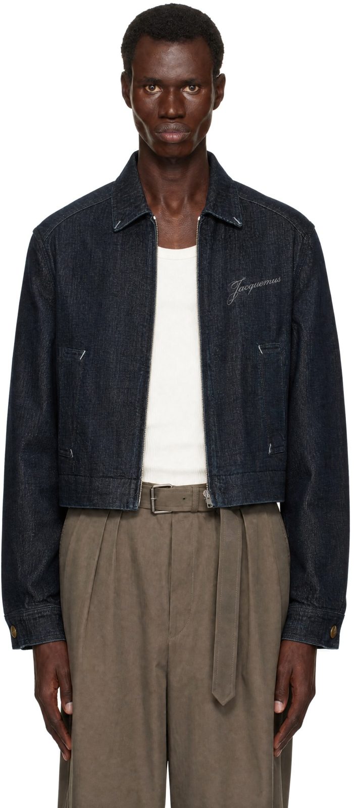 Blue The Canevas de-Nimes Denim Jacket 252553M177001