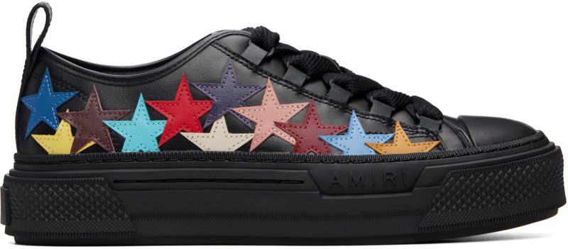 Black Stars Court Low Sneakers 262886M237076