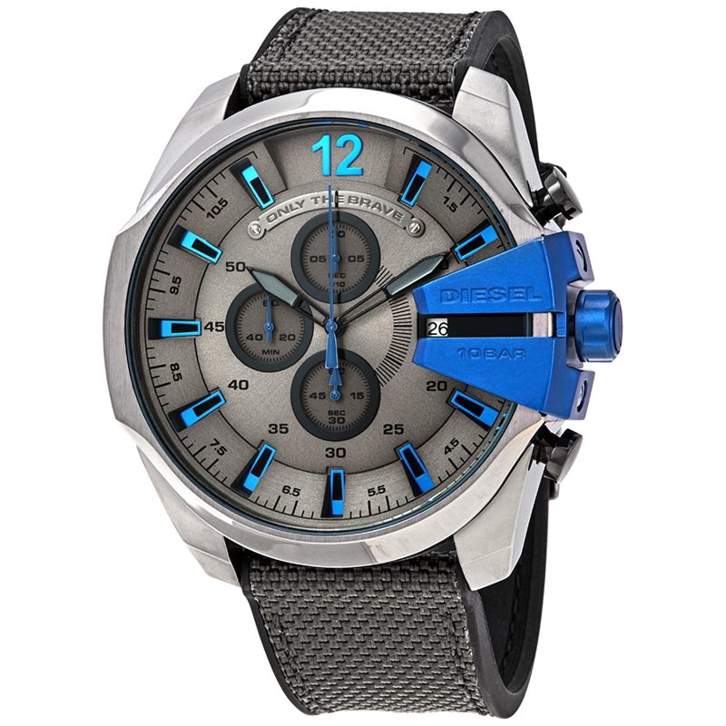 Mega Chief Chronograph Quartz Dark Grey Dial Mens Watch DZ4500