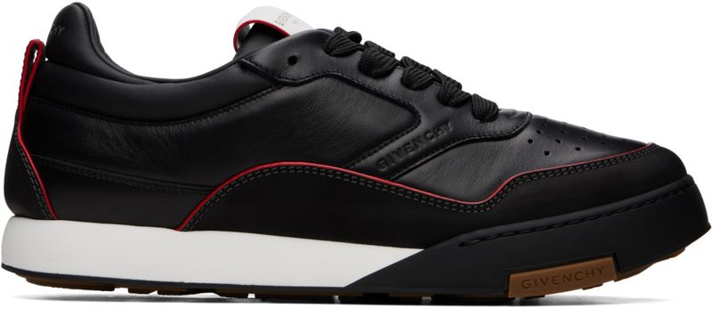 Black [지방시] Yard Leather Sneakers 262278M237014