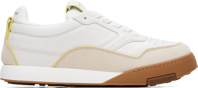 White [지방시] Yard Leather Sneakers 262278M237015