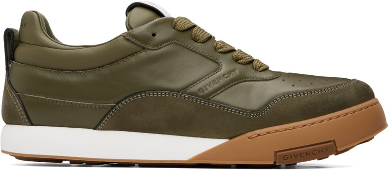 Khaki [지방시] Yard Leather Sneakers 262278M237016