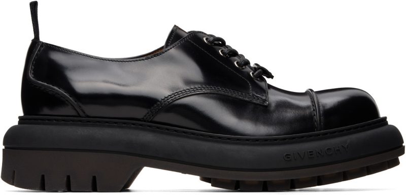 Black [지방시] Cargo Leather Derbys 262278M225000