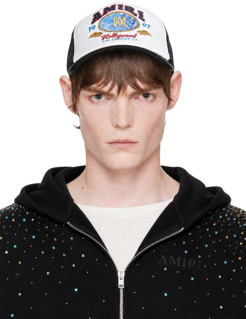 Black & White [아미리] Wave Foam Trucker Cap 262886M139025