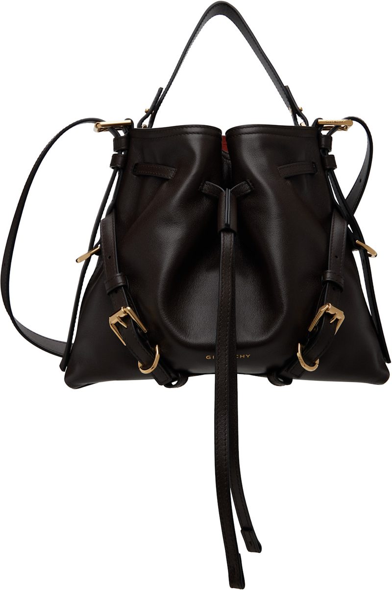 Brown Small Voyou Bucket Bag 262278F048007