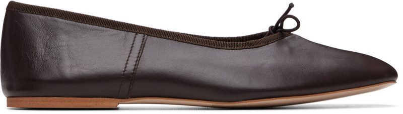 Brown Cleo Ballerina Flats 262252F118008