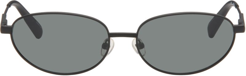 Black The Alba Sunglasses 262553M134002