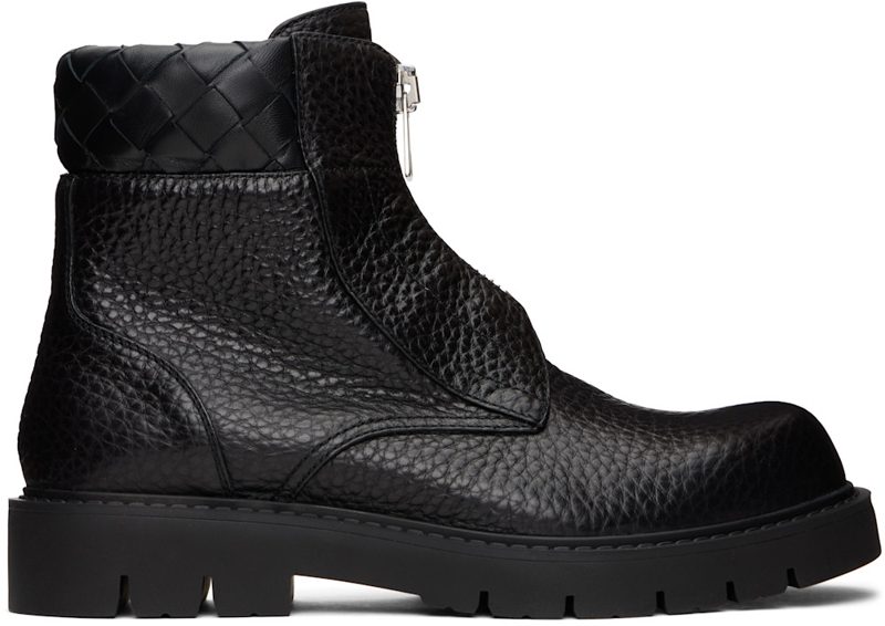 Black Haddock Ankle Boots 242798M228001