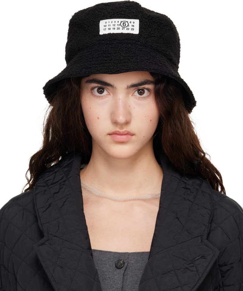 Black Teddy Nylon Reversible Bucket Hat 262188F014000
