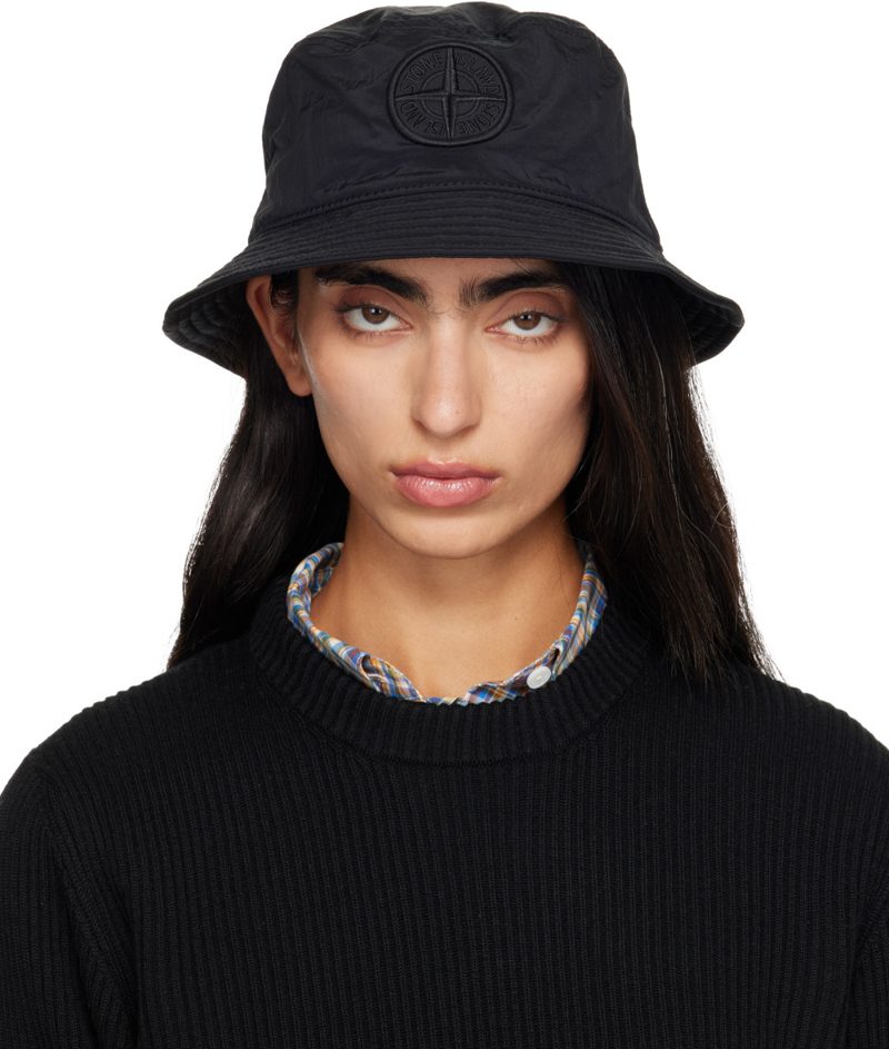 Black 9100012 Nylon Metal ECONYL Bucket Hat 262828F015001