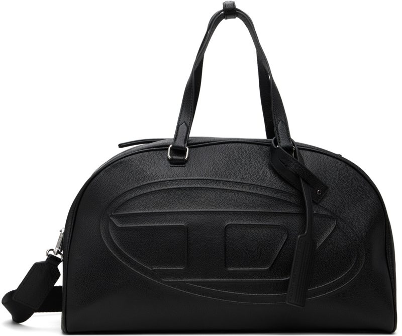 Black 1DR Dome Oval D Logo Leather Travel Bag 262001M169000