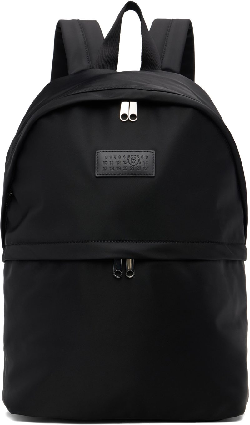 Black Nylon Backpack 262188M166002
