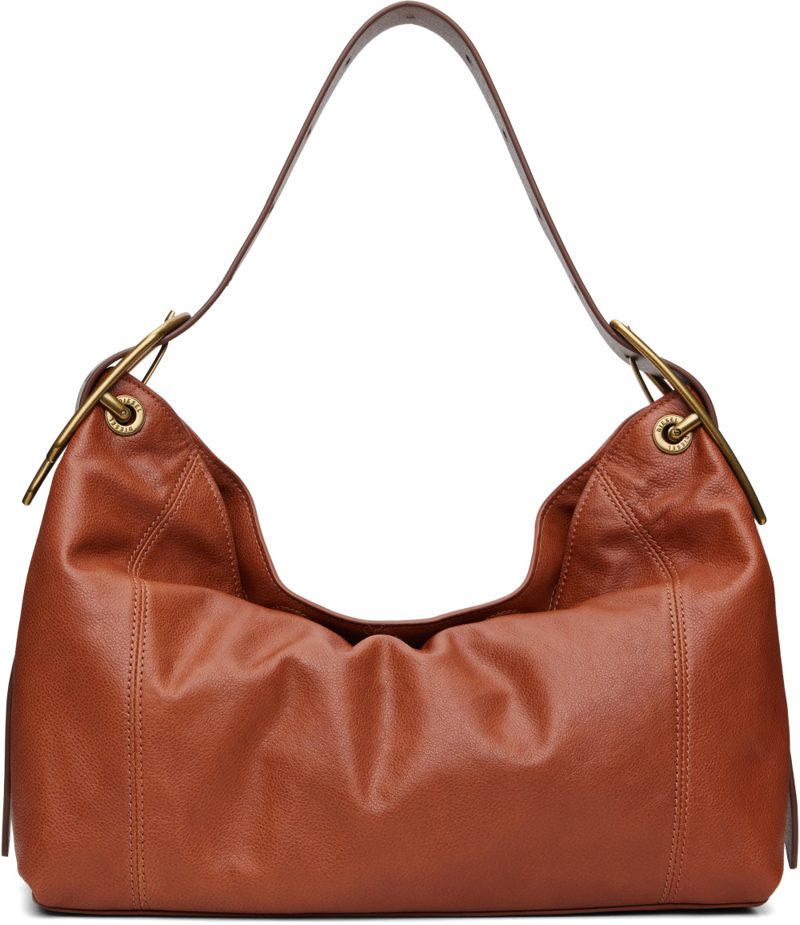 Brown D-Line Shoulder Bag 262001M170011