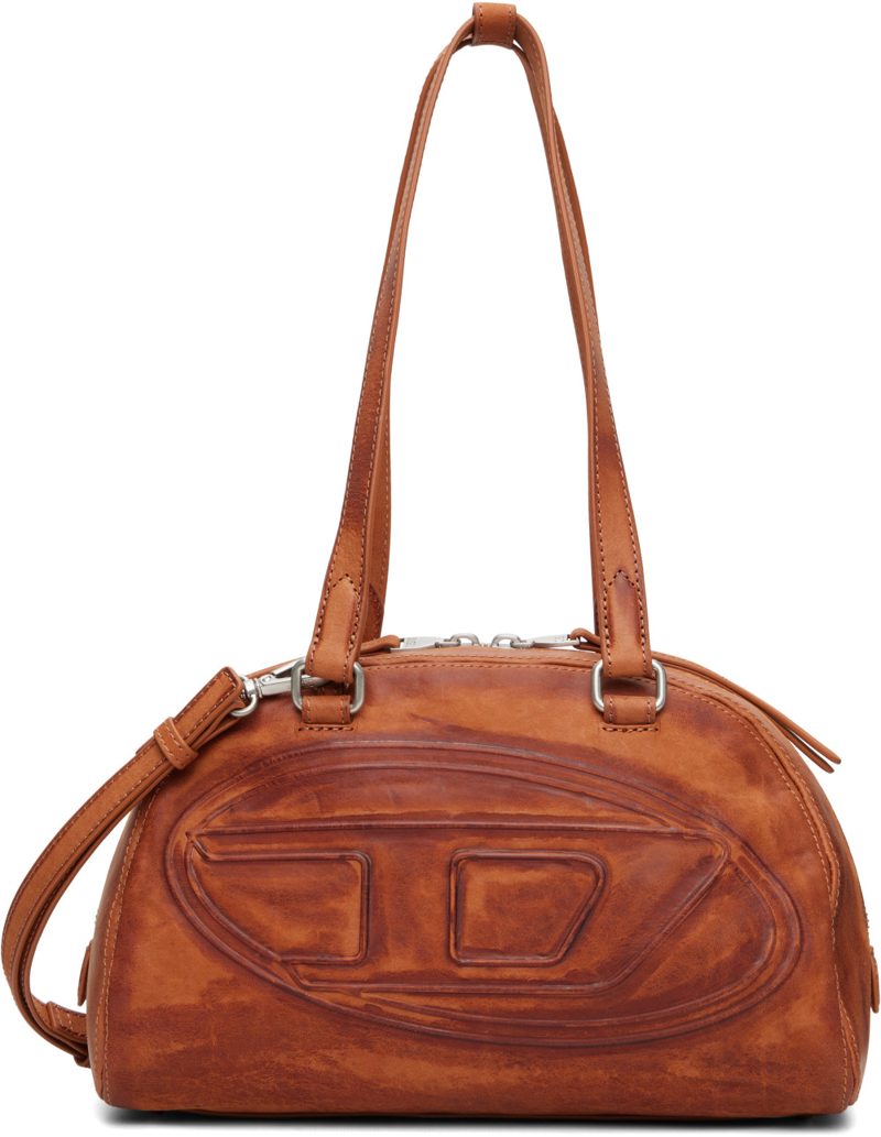 Brown 1DR Dome Soft Shoulder Bag 262001M170009
