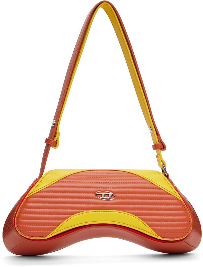 Orange & Yellow Play Crossbody Bag 262001F048005