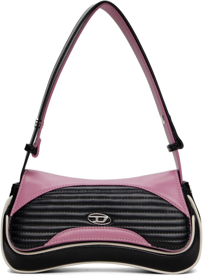 Black & Pink Play Clutch Bag 262001F048007