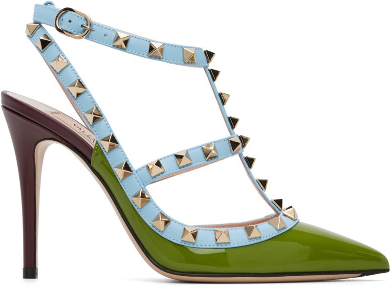 Garavani Multicolor Rockstud 100mm Heels 262807F122021