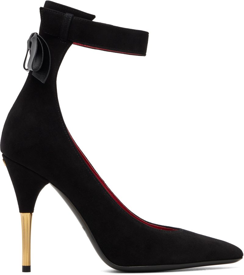 Garavani Black Fatale Suede 105mm Heels 262807F122023