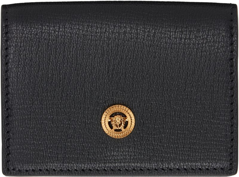 Black Medusa Biggie Trifold Wallet 242404M164003