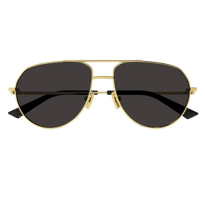 Grey Pilot Unisex Sunglasses BV1302S 001 57_Gold