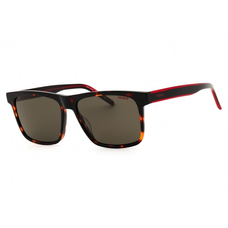 Hugo [보스] Brown Rectangular Mens Sunglasses HG 1242/S 0O63/IR 56_Brown
