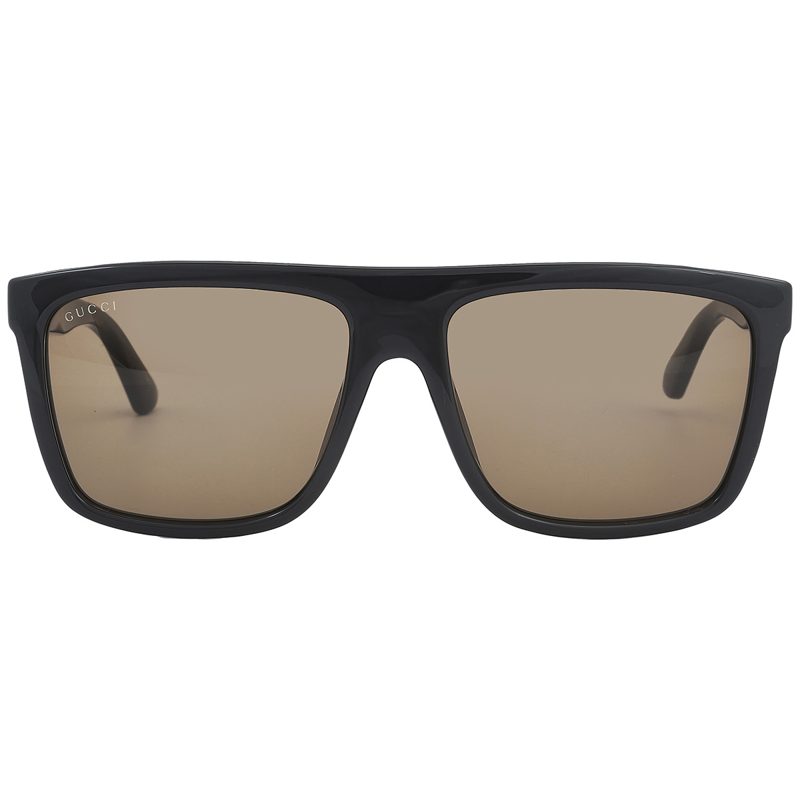 Brown Browline Mens Sunglasses GG0748S 002 59