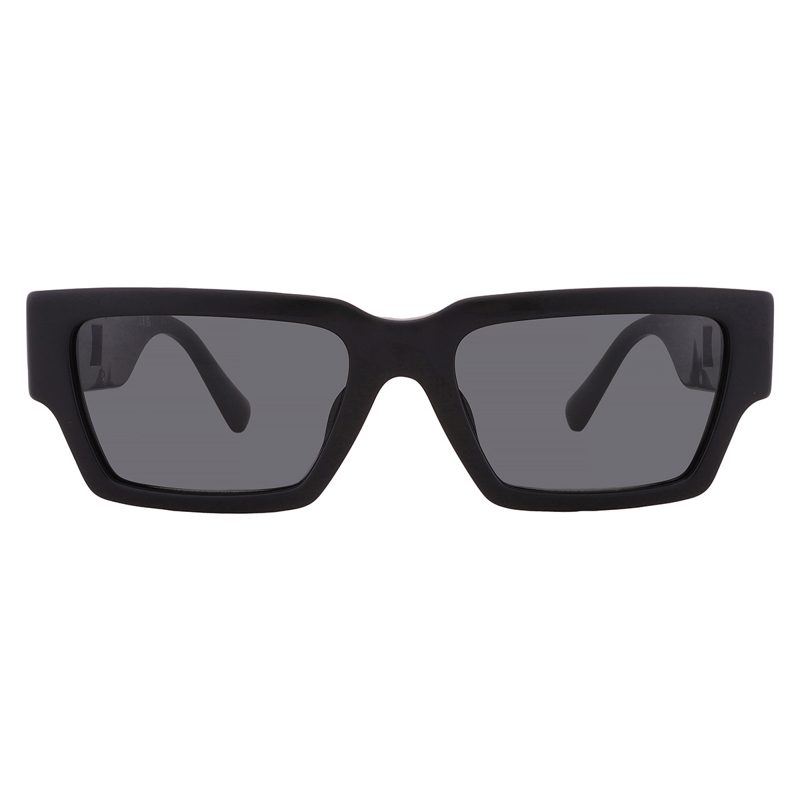 Dark Grey Rectangular Unisex Sunglasses VE4459F GB1/87 54_Black