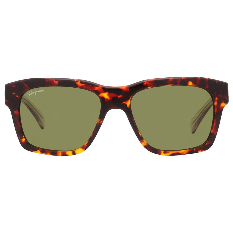 Salvatore Green Square Mens Sunglasses SF1087S 219 56