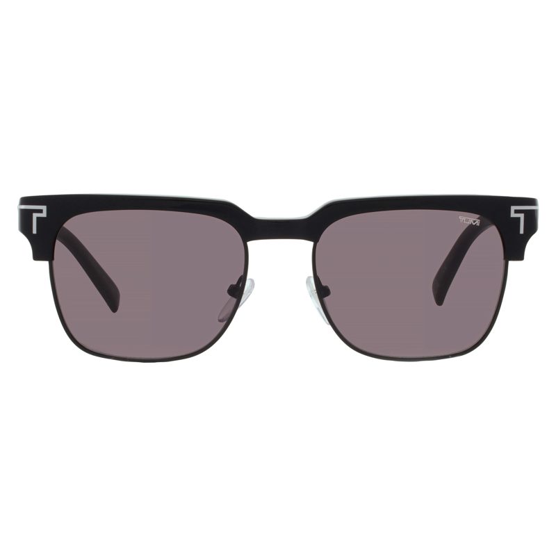 Tumi Grey Square Mens Sunglasses STU514 0BLA 53