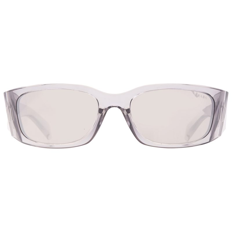 Light Grey MIrror Silver Wrap Mens Sunglasses PR A19S 12R2B0 60